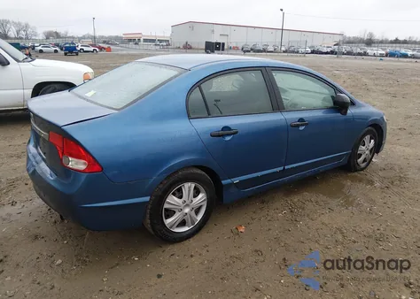 2009 Honda Civic Vp из США, поврежденный, VIN 2HGFA16369H328788